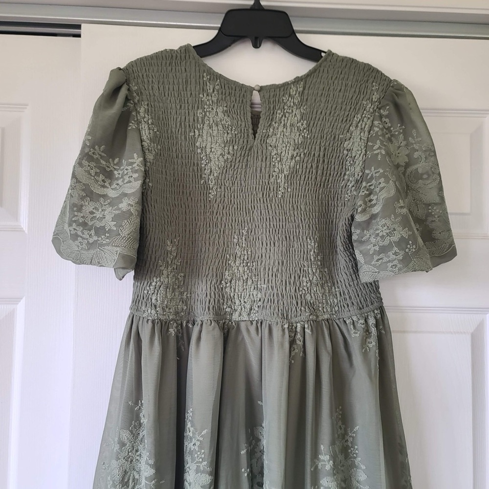 Baltic Born Sage Green Midi Dress - Picture 5 of 12